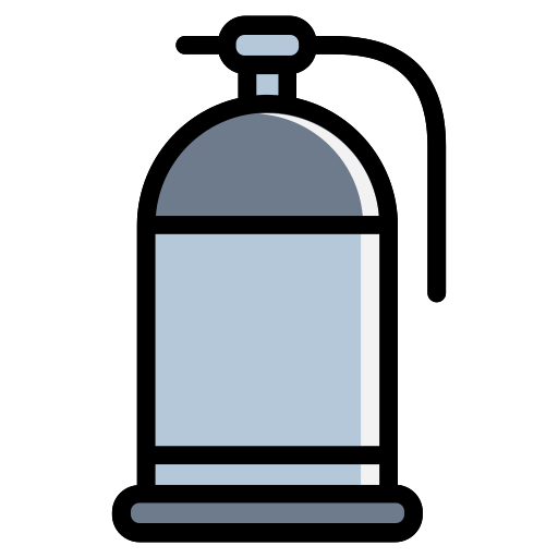 Extinguisher Generic Outline Color icon