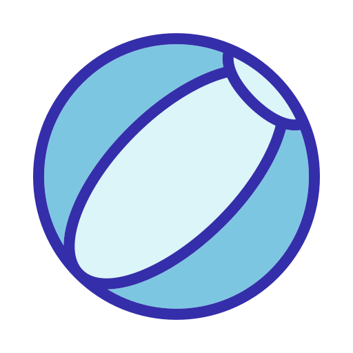 ビーチボール Generic Blue icon