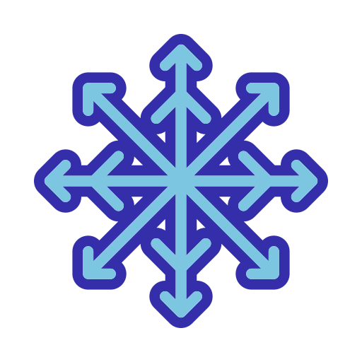brújula Generic Blue icono