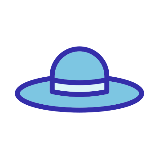 日よけ帽 Generic Blue icon
