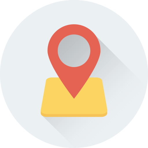 kaart locatie Generic Flat icoon