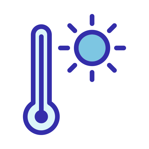 temperatura Generic Blue Ícone