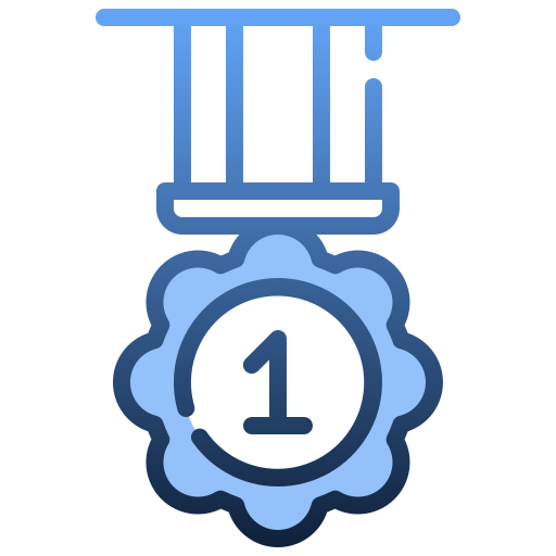 1 ° posto Generic Blue icona