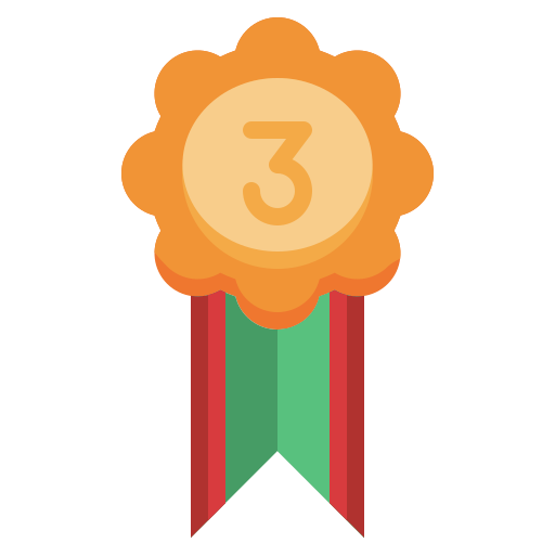 Bronze medal Generic Flat icon