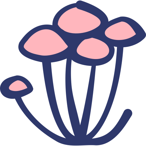 버섯 Basic Hand Drawn Lineal Color icon