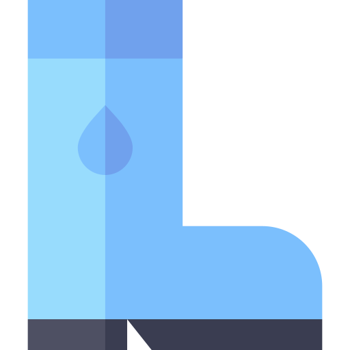 ウォーターブーツ Basic Straight Flat icon