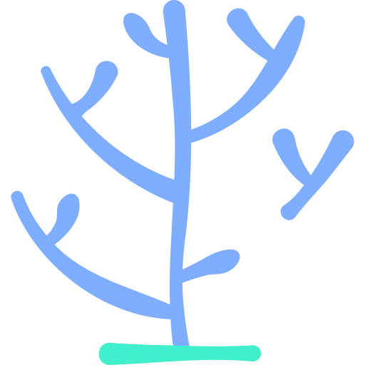Bare tree Basic Hand Drawn Color icon