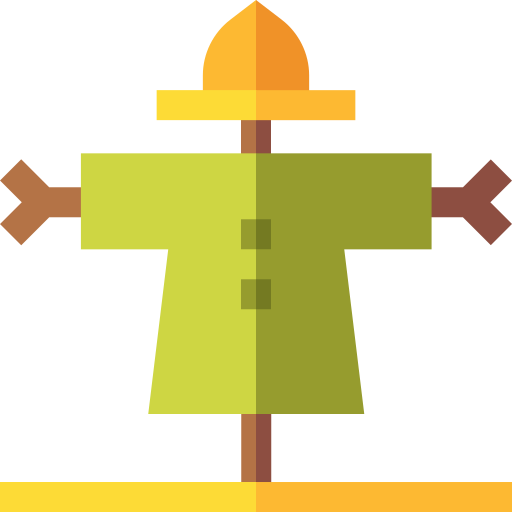 Scarecrow Basic Straight Flat icon
