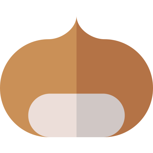 밤나무 Basic Straight Flat icon