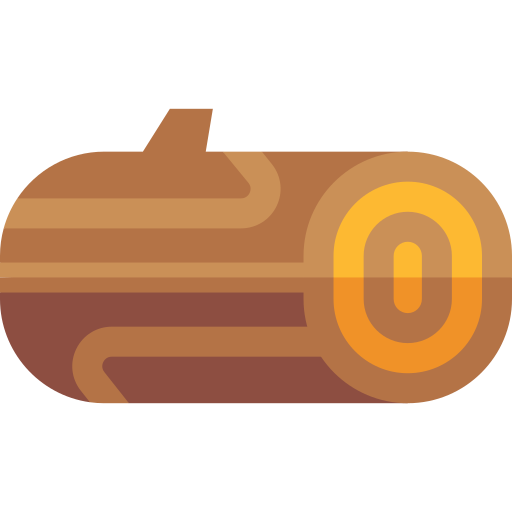 log Basic Straight Flat icon