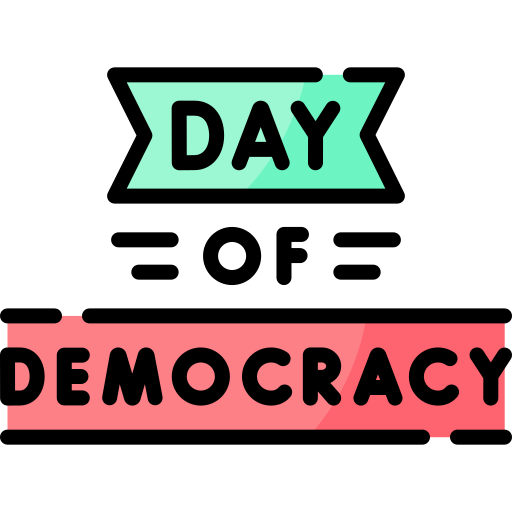 international day of democracy Special Lineal color icon