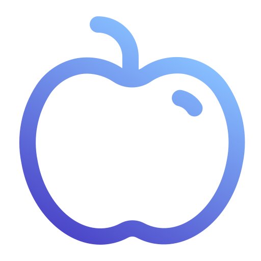 jabłko Generic Gradient ikona