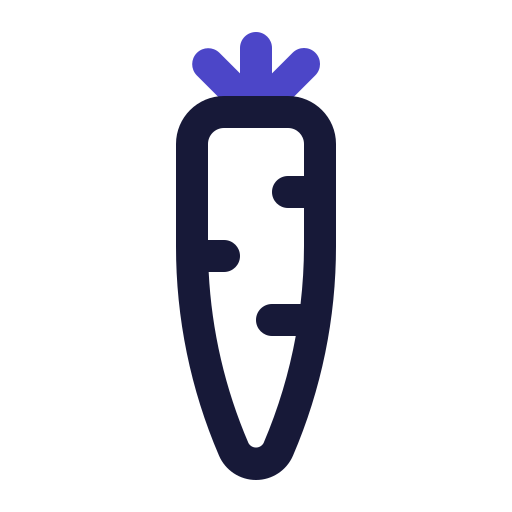 marchewka Generic Outline Color ikona