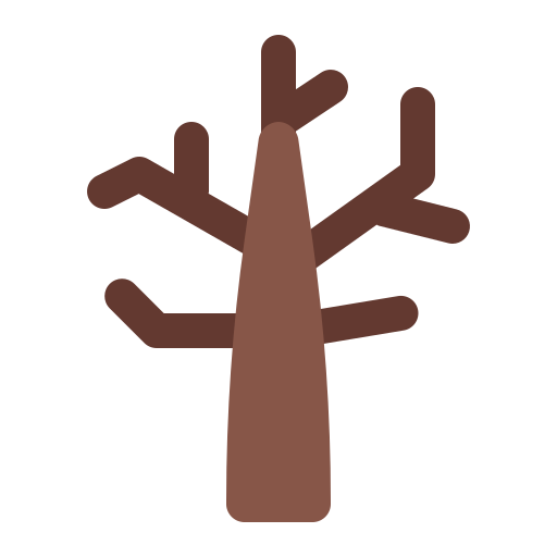 Árbol seco Generic Flat icono