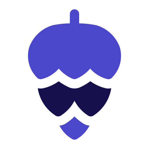 cono de pino Generic Blue icono