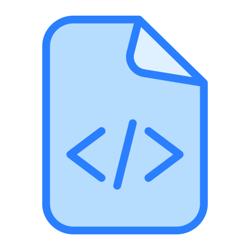 html Generic Blue icono