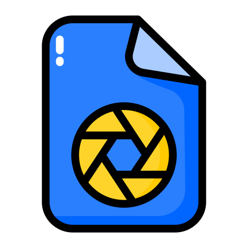 원시 파일 Generic Outline Color icon