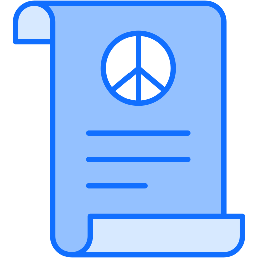 traité de paix Generic Blue Icône