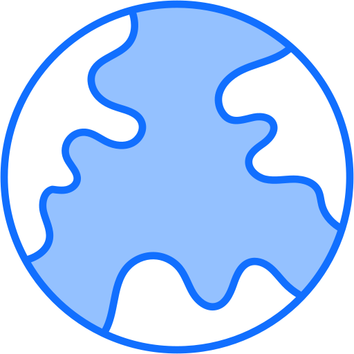 Świat Generic Blue ikona