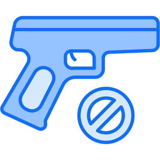 No weapons Generic Blue icon