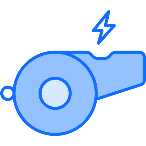 Whistle Generic Blue icon