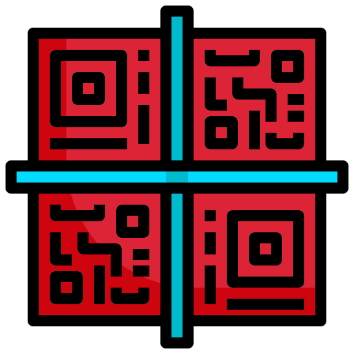 qr code Generic Outline Color icona