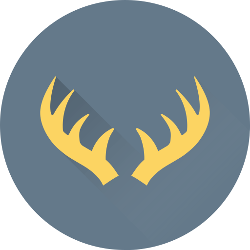 Deer horns Generic Flat icon
