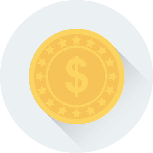 Dollar coin Generic Flat icon