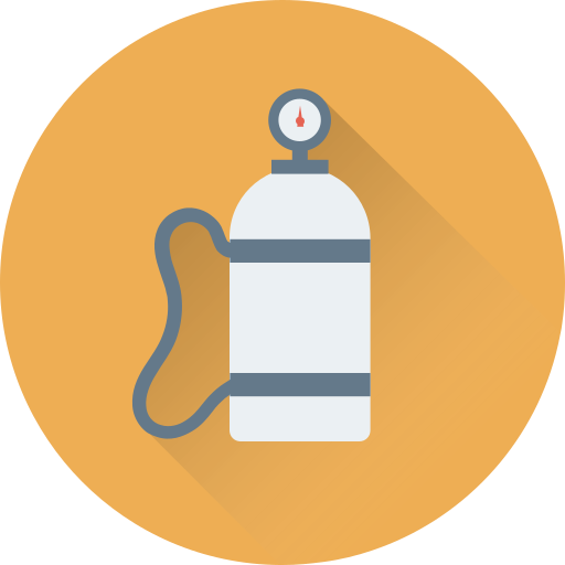 Oxygen tank Generic Flat icon