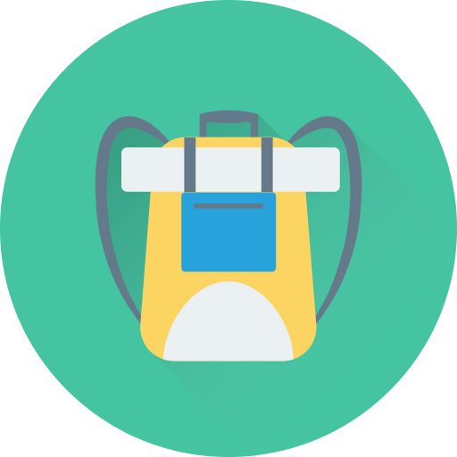 Backpack Generic Flat icon