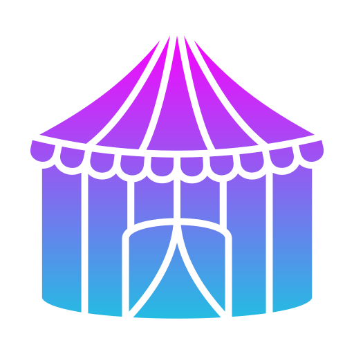 Circus tent Generic Flat Gradient icon