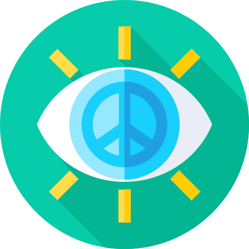 vision Flat Circular Flat icon