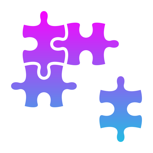 puzzle Generic Flat Gradient Icône
