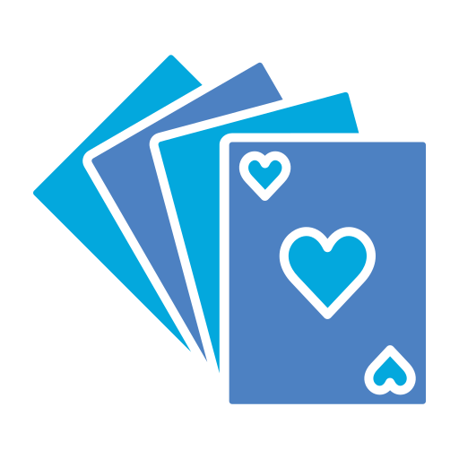 jugando a las cartas Generic Blue icono
