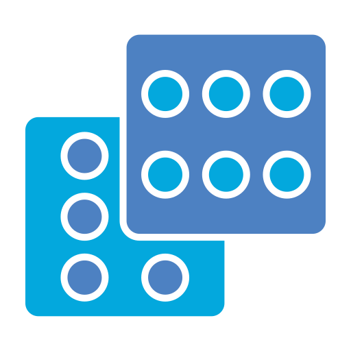 Кубики Generic Blue иконка