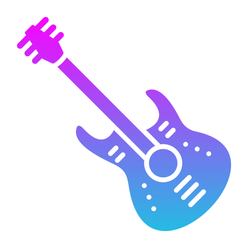 guitarra Generic Flat Gradient icono
