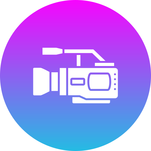 비디오 카메라 Generic Flat Gradient icon