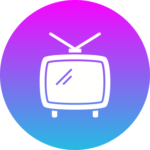 tv Generic Flat Gradient icon
