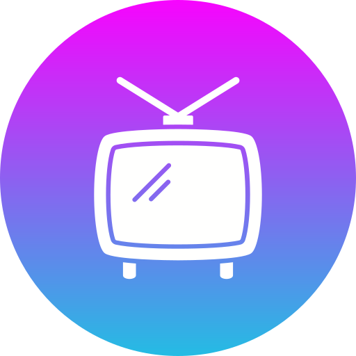 televisor Generic Flat Gradient icono