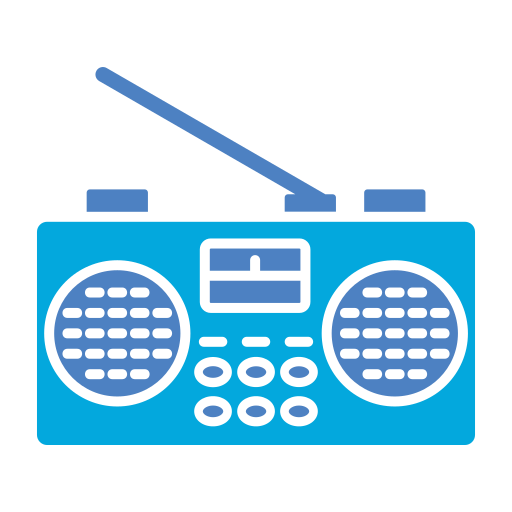radio Generic Blue icona