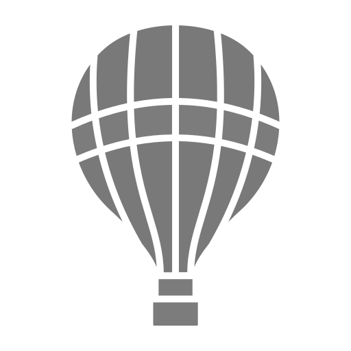 globo aerostático Generic Grey icono