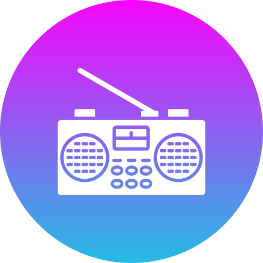 radio Generic Flat Gradient icon