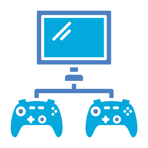 テレビゲーム Generic Blue icon