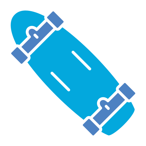 deskorolka Generic Blue ikona