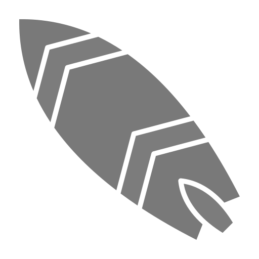 Surfboard Generic Grey icon
