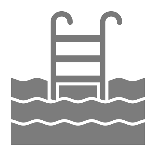 スイミングプール Generic Grey icon