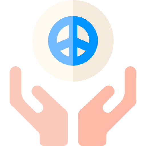 평화 Basic Rounded Flat icon