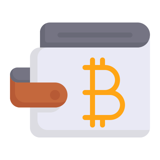 portfel bitcoinów Generic Flat ikona