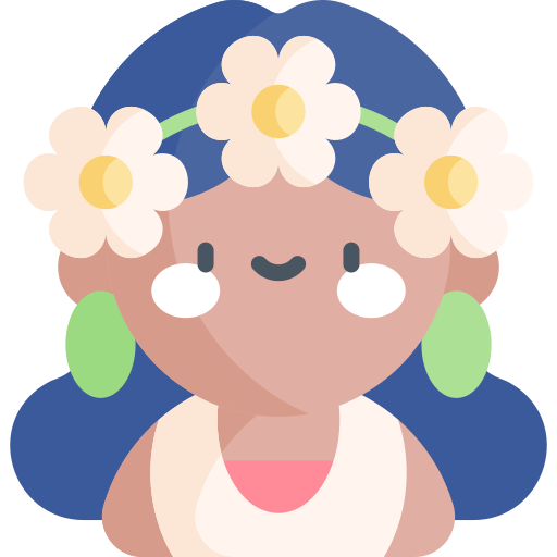 Hippie Kawaii Flat icon