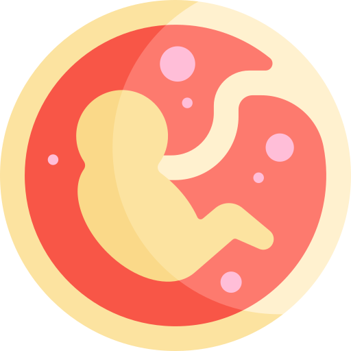 胎児 Kawaii Flat icon